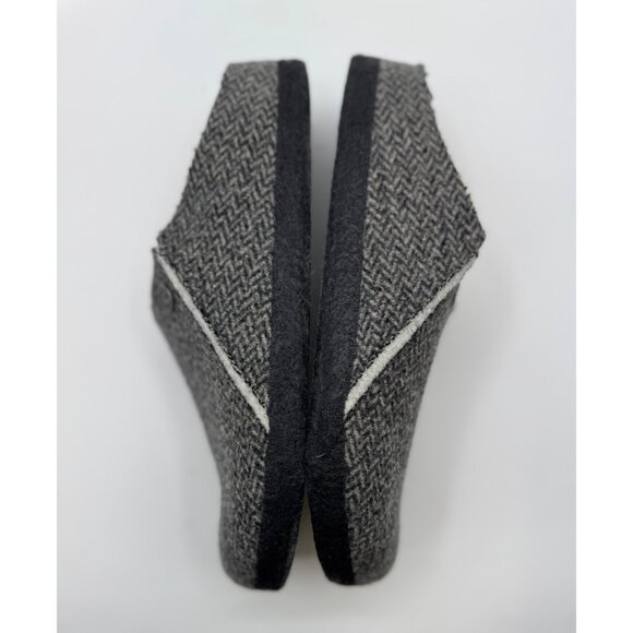 Birkenstock Zermatt Gray Wool Felt Clogs With Shearling Lining Unisex Size 41 EU - Picture 7 of 11